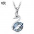 Creative CDE S925 Crystal Pendant Necklace Swan Store