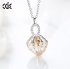Best CDE S925 Crystal Pendant Necklace Creative(Not Included Necklace)