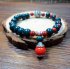 New Girls Ceramic Beads Bracelet For Women Blue Orange USA
