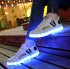 Fashion Led Shoes Low Top Sneakers Womens White