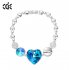 New Fashion Jewelry Charm Bracelets Bangles Blue Bijoux Online