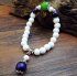 Cheap Girls Ceramic Beads Bracelet For Women White Blue USA