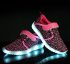 Best Led Running Shoes Kids Velcro Sneaker Purple Pink