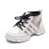 Fashion Sneakers Kids High Top Shoes White