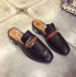 2019 Mules Shoes For Women Flat Leather Black Online