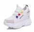 Quality Platform Shoes Hidden Wedge Womens White Online