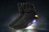 LED Sneakers Back To The Future Men Basketball Shoes Black