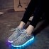 Fashion Led Couple Shoes Yeezy Sneakers Mens Gray