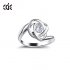 Best S925 Ring Female Simple And Smart Dancing Stone