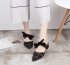 2019 Mules Shoes For Women Low Heel Black Store
