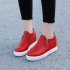Discount Platform Shoes Hidden Wedge Womens Red
