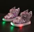 Sale Led Kids Shoes USB Charge High Top Wings Pink Online
